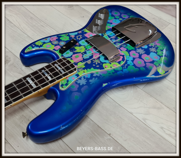 Preview: Fender Custom Shop Jazz Bass Relic, Blue Flower, Limited Edition
